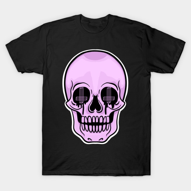 Thick Skull T-Shirt by Crashdolly